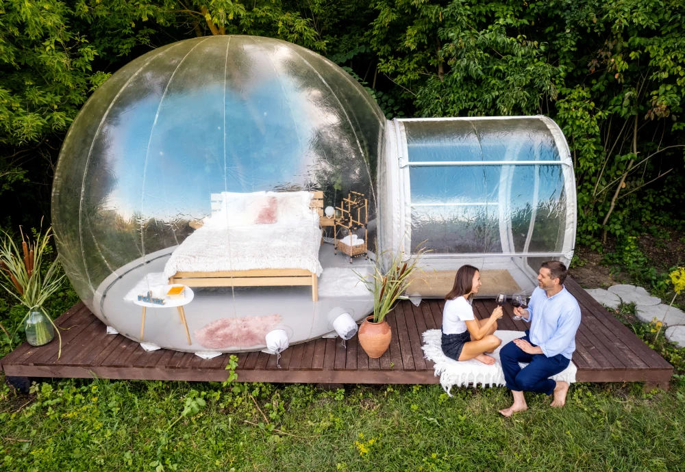 what is a bubble tent